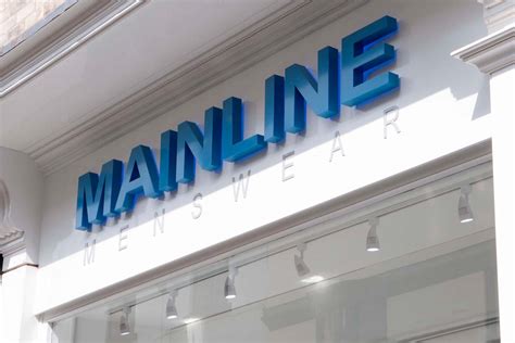 mainline menswear shop.